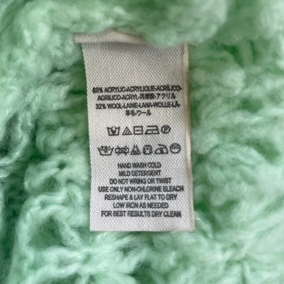 Free People Mint Chunky Knit Oversized Sweater - Picture 11 of 11